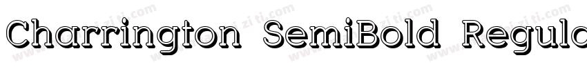 Charrington SemiBold Regular字体转换